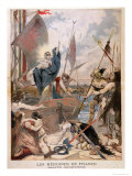 St Genevieve  from a Series on the Heroines of France in "Le Petit Journal " 1896