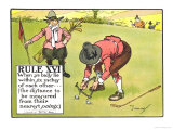Rule XVI: When Ye Balls Lie Within Six Inches of Each Other  from "Rules of Golf"
