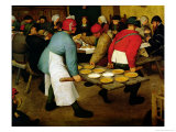 Peasant Wedding  1568 (Detail)