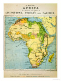 A Map of Africa to Illustrate the Travels of David Livingstone
