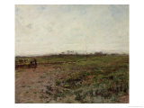 Landscape with a Peasant Woman  Early 1870s