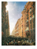 Procession of Corpus Christi in Via Dora Grossa  Turin