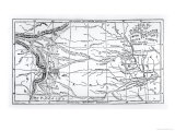 Map of the Gold Region  Published in "The Weekly"