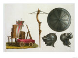 Milanese Chariot  Crossbow and Armour  Plate 17 from "Le Costume Ancien Et Moderne"