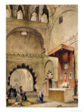 Cordoba: Monk Praying at a Christian Altar in the Mosque  from "Sketches of Spain"
