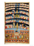 Fol 35B Mohammed's Paradise  Miniature from "The History of Mohammed " 1030