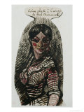 Drawing of Jeanne Duval with an Inscription to Paul Chenavard