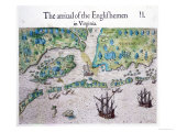 The Arrival of the Englishmen in Virginia