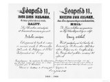 Signature of King Leopold II Allowing the Annexation of Congo to Belgium  1908