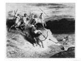 Centaurs  Illustration from "The Divine Comedy" by Dante Alighieri Paris  Published 1885