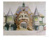 Design for a Restaurant Facade  "A Gargantua " circa 1900