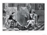 The Education of Alexander the Great by Aristotle from a Book by L Figuier