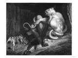 Minos  King of Crete  Illustration from "The Divine Comedy" by Dante Alighieri