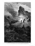 A Prehistoric Cave at Night  Illustration from 