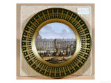 Sevres Plate Depicting the Arrival of the Sword of Frederick II the Great
