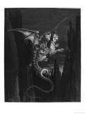 Illustration from "The Divine Comedy" by Dante Alighieri Paris  Published 1885