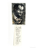 Self Portrait with Inscription