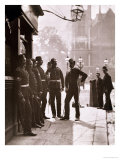 Recruiting Sergeants at Westminster  Woodbury Type Photograph