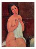 Seated Nude with a Shirt  1917