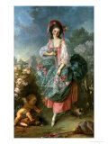 Portrait of Mademoiselle Guimard as Terpsichore  circa 1799