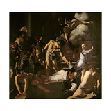 The Martyrdom of St Matthew  1599-1600 (Oil on Canvas)