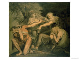 Oedipus Cursing His Son Polynices  