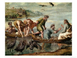The Miraculous Draught of Fishes (Sketch for the Sistine Chapel) (Pre-Restoration)