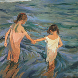 Children in the Sea  1909