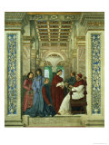 Pope Sixtus IV Installs Bartolommeo Platina as Director of the Vatican Library  circa 1477