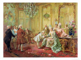 The Presentation of the Young Mozart to Mme De Pompadour at Versailles in 1763