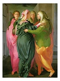 The Visitation  1528-30 (Fresco) (See 208284 and 60439 for Details)