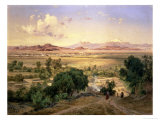 The Valley of Mexico from the Low Ridge of Tacubaya  1894