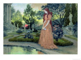 Young Girl in a Garden