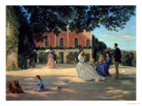 Family Reunion on the Terrace at Meric  1867