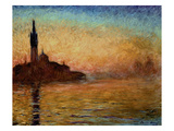 View of San Giorgio Maggiore  Venice by Twilight  1908