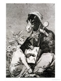 Might Not the Pupil Know More  Plate 37 of "Los Caprichos " 1799