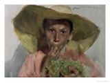 Boy Eating Grapes  1890