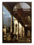 Capriccio with Colonnade  circa 1765