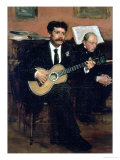Portrait of Lorenzo Pagans  Spanish Tenor  and Auguste Degas  the Artist's Father  circa 1871-72