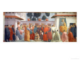 The Raising of the Son of Theophilus  the King of Antioch  and St Peter Enthroned