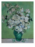 A Vase of Roses  1890 (Oil on Canvas)