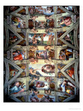 Sistine Chapel Ceiling and Lunettes  1508-12