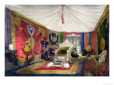 View of the Tented Room and Ivory Carved Throne