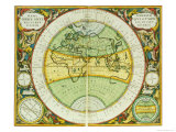 Ancient Hemispheres of the World  Plate 94 from the Celestial Atlas  or the Harmony of the Universe