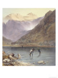 Brothers Water  Detail of Ice Skaters  from 