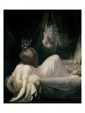 The Nightmare  C1781 (Oil on Canvas)