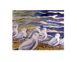 Seagulls on the Seawall