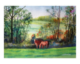 the two horses