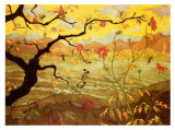 Apple Tree with Red Fruit  c1902