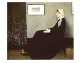 Arrangement in Grey and Black No1: Portrait of the Artist's Mother  c1871